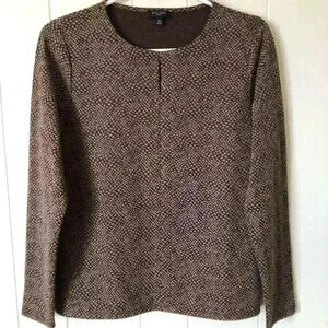 Talbots Women’s Polyester Blend Top Blouse Size MP